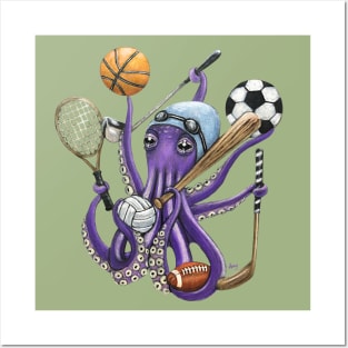 "OctoCoach" - OctoKick collection Posters and Art